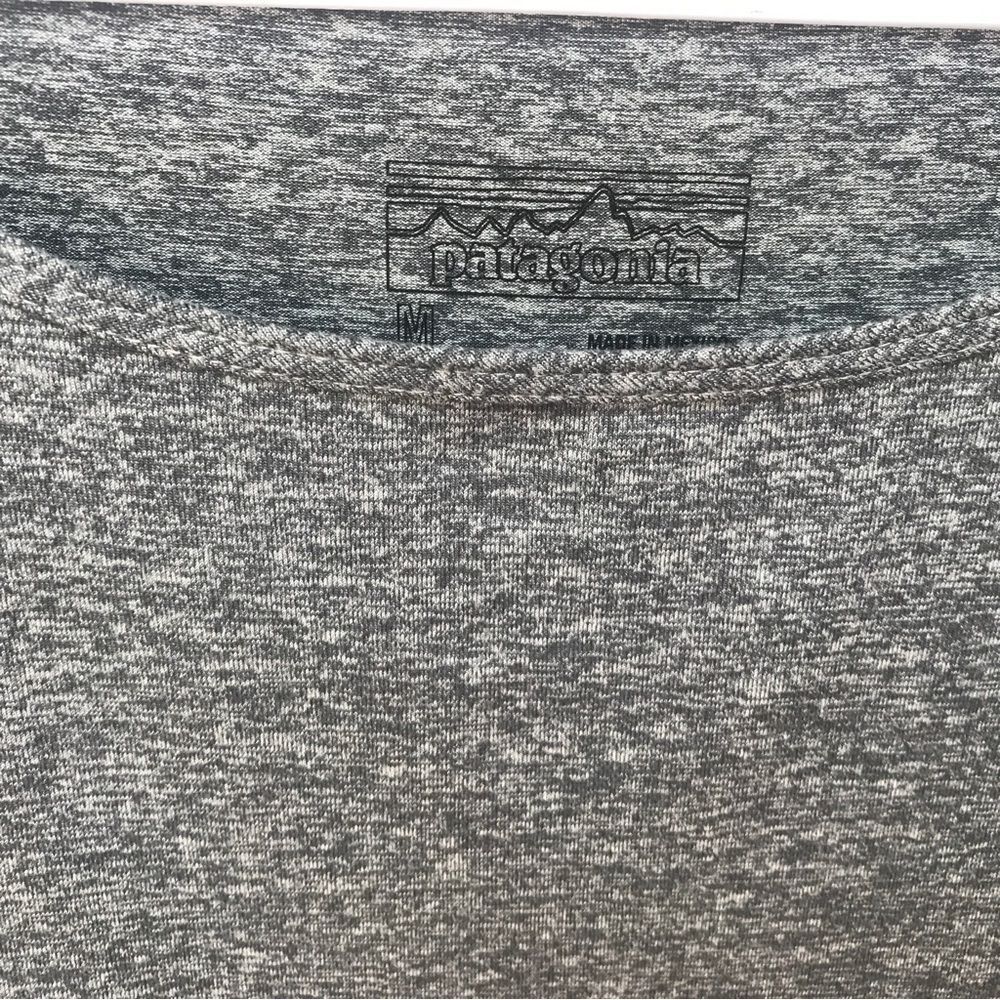LN Patagonia Gray See Brook 3/4 Sleeve Heathered Dress (M) - Picture 5 of 10